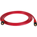 Photo of Laird T1694-B-B-10-RD Belden 1694A RG6 w/ Trompeter UPL2000 Black & Gold 3G-SDI BNC Cable - 10 Foot Red