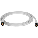 Photo of Laird T1694-B-B-10-WE Belden 1694A RG6 w/ Trompeter UPL2000 Black & Gold 3G-SDI BNC Cable - 10 Foot White