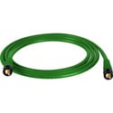 Photo of Laird T1694-B-B-150-GN Belden 1694A RG6 w/ Trompeter UPL2000 Black & Gold 3G-SDI BNC Cable - 150 Foot Green
