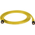 Photo of Laird T1694-B-B-200-YW Belden 1694A RG6 w/ Trompeter UPL2000 Black & Gold 3G-SDI BNC Cable - 200 Foot Yellow