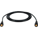 Laird T1855-B-B-3-BK Belden 1855A Sub-Mini RG59 w/ Trompeter UPL2000 Black & Gold HD-SDI BNC Cable - 3 Foot Black