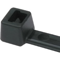 Photo of HellermannTyton T18I0C2 5.5 Inch Black Nylon Cable Ties (18 Pounds Tensile Strength) - 100 Pack