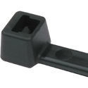 Photo of HellermannTyton T18I0M4 5.5 Inch Black Nylon Cable Ties (18 Pounds Tensile Strength) - 1000 Pack