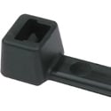 Photo of HellermannTyton T50R0M4 8 Inch Black Nylon Cable Ties (50 Pound Tensile Strength) - 1000 Pack