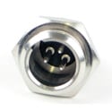 Photo of Switchcraft TB3M Tini-QG Mini XLR 3 Pin Male - Circular Panel Mount - Nickel