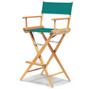 Photo of Telescope Casual Furniture TCL-1-NW-15C Tall Directors Chair - Natural Frame/Teal Canvas