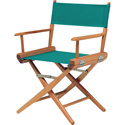 Photo of Telescope Casual Furniture TCL-2-NW-15C Medium Directors Chair - Natural Frame/Teal Canvas