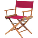 Photo of Telescope Casual Furniture TCL-2-NW-1C Medium Directors Chair - Natural Frame/Red Canvas