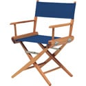 Photo of Telescope Casual Furniture TCL-2-NW-23C Medium Directors Chair - Natural Frame/Blue Canvas