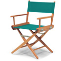 Photo of Telescope Casual 60 / 3REC-15C Table Height Directors Chair - Natural Wood Frame with Teal Canvas