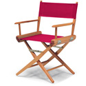 Photo of Telescope Casual 90 / 3REC-1C Table Height Directors Chair - Natural Wood Frame with Red Canvas