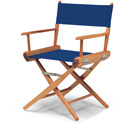 Photo of Telescope Casual 60 / 3REC-23C Table Height Directors Chair - Natural Wood Frame with Blue Canvas