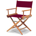 Photo of Telescope Casual 60 / 3REC-25C Table Height Directors Chair Natural Wood Frame with Burgundy Canvas