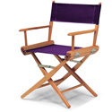 Photo of Telescope Casual 60 / 3REC-26C Table Height Directors Chair - Natural Wood Frame w/Forest Purple Canvas