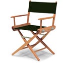 Photo of Telescope Casual 60 / 3REC-2C Table Height Directors Chair - Natural Wood Frame with Green Canvas