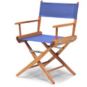 Photo of Telescope Casual 60 / 3REC-31C Table Height Directors Chair - Natural Wood Frame with Periwinkle Canvas