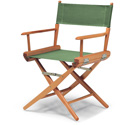 Photo of Telescope Casual 60 / 3REC-39C Table Height Directors Chair - Natural Wood Frame with Moss Blue Canvas