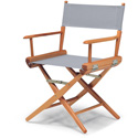 Photo of Telescope Casual 60 / 3REC-59C Table Height Directors Chair - Natural Wood Frame with Gray Canvas
