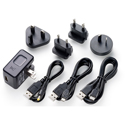 Tascam PS-P520UAC AC Adapter Kit with International Adapter Plugs & USB Charging Cables
