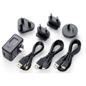 Photo of Tascam PS-P520UAC AC Adapter Kit with International Adapter Plugs & USB Charging Cables