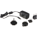 Teradek 11-0058 Barrel AC Power Adapter w/ Interchangeable International AC Plugs for Ace & Serv Systems - 6 Foot Cable