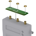 Photo of Teradek 11-0782-1 Bolt Accessory Identification Color Plates for Bolt 1000/3000 Transmitters & Receivers - Green