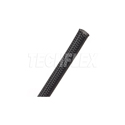 Techflex CCP0.38BK500 3/16 Inch Flexo Clean Cut Fray-Resistant Expandable Tubing - 500 Foot Spool - Black