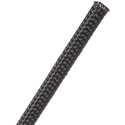 Techflex CCP0.25BK Clean Cut .25 Inch Nominal Size Expanded Braided Sleeving - Black - 1000 Ft.