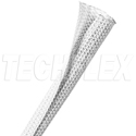 Photo of Techflex F6N0.25 3/8-Inch F6 Flexo Non-Expandable Self-Wrapping/Split Tube - White - 150-Foot