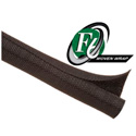 Techflex F6W0.63 5/8-Inch F6 Woven Wrap with Superior Elastic Flexibility - Black - 75-Foot