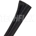 Techflex F6W0.75 3/4-Inch F6 Woven Wrap with Superior Elastic Flexibility - Black - 150-Foot