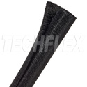Techflex F6W0.75 3/4-Inch F6 Woven Wrap with Superior Elastic Flexibility - Black - 50-Foot