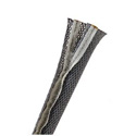 Techflex FWN1.25 1.25-Inch Flexo Wrap Expandable Open Weave Sleeve with Durable Hook & Loop - Gray - 100-Foot