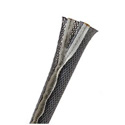 Photo of Techflex FWN2.00 2-Inch Flexo Wrap Expandable Open Weave Sleeve with Durable Hook & Loop - Gray - 100-Foot