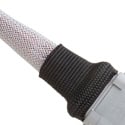 Techflex H2F0.48 1/2-Inch Shrinkflex 2:1 Fabric Heatshrink Tubing - Black - 12-Foot