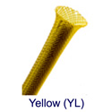 Techflex PTN0.13 1/8-Inch Flexo PET Expandable Tubing - Yellow - 225-Foot