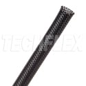 Techflex PTN0.38BK 3/8 Inch to 1/2 Inch Flexo Pet Expandable Sleeving - Black - 500 Foot