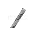 Techflex PTN0.50GW 1/2 Inch Flexo Pet Expandable Braided Sleeving - Grey White 500 Foot