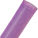 Techflex PTN1.50 200 Expandable Braided Sleeving - 1 Inch to 2 1/8 Inch - Purple - 200 Foot