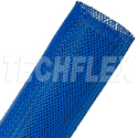 Photo of Techflex PTN2.50NB Flexo PET 2 - 1/2 Inch Neon Blue Fluorescent General Purpose Expandable Braided Sleeve - 200 Foot