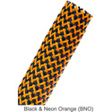 Photo of Techflex PTT0.25 1/4-Inch Flexo Tight Weave Extra Coverage & Protection - Black & Neon Orange - 200-Foot