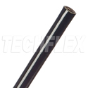 Techflex VGC0.38 Grade C 3/8-Inch Vinyl Flex Glass Heat-treated Braided Fiberglass Sleeving - Black - 50 Foot