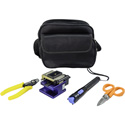TechLogix ECO-TERMK-01 Universal Fiber Mechanical Termination Kit with Cleaver/Sheers/Hole Strippers/VFL and More