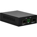 TechLogix TL-MC-1S1S Ethernet SFP to SFP Media Converter with 2 GE SFP Slots