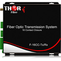 Thor F-16CC-TXRX 4 Contact Closures/TTL Over Fiber Transmitter/Receiver Kit - 16 One Way - 12.4 Miles/20km