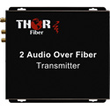 Photo of Thor Fiber F-2A-RCA-TXRX 2 Audio Fiber Optic Transmitter/Receiver Kit - 20Km Single Mode Fiber - 3000 Feet Multimode