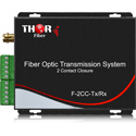 Thor F-2CC-TXRX 4 Contact Closures/TTL Over Fiber Transmitter/Receiver Kit - 2 One Way - 12.4 Miles/20km