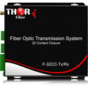 Thor F-32CC-TXRX 4 Contact Closures/TTL Over Fiber Transmitter/Receiver Kit - 32 One Way - 12.4 Miles/20km