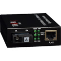 Thor Fiber F-GET-TRS-A Enhanced 10/100/100Base-T to 1000 Base-FX Single Fiber Media Converter - Transmitter