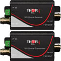 Thor Fiber F-M1SDI-Tx-Rx 1Ch HD-SDI Transmitter & Receiver Kit Over Singlemode Fiber ST/PC 20km Simplex